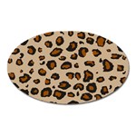 Leopard Print Oval Magnet