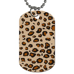 Leopard Print Dog Tag (two Sides) by TRENDYcouture