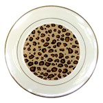 Leopard Print Porcelain Plates