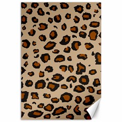 Leopard Print Canvas 12  X 18   by TRENDYcouture