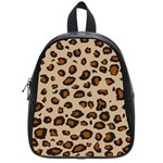 Leopard Print School Bag (Small) Front