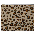 Leopard Print Cosmetic Bag (XXXL) 