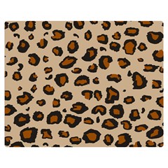 Leopard Print Double Sided Flano Blanket (medium)  by TRENDYcouture