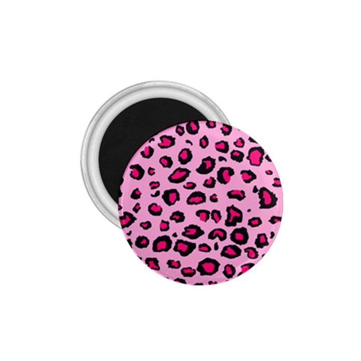 Pink Leopard 1.75  Magnets