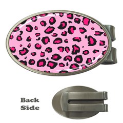 Pink Leopard Money Clips (oval)  by TRENDYcouture