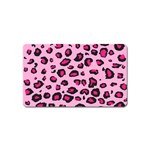 Pink Leopard Magnet (Name Card)