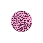 Pink Leopard Golf Ball Marker