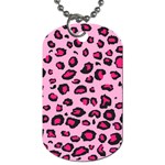 Pink Leopard Dog Tag (Two Sides)