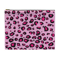 Pink Leopard Cosmetic Bag (xl) by TRENDYcouture
