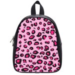 Pink Leopard School Bag (Small) Front