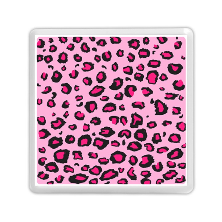 Pink Leopard Memory Card Reader (Square) 