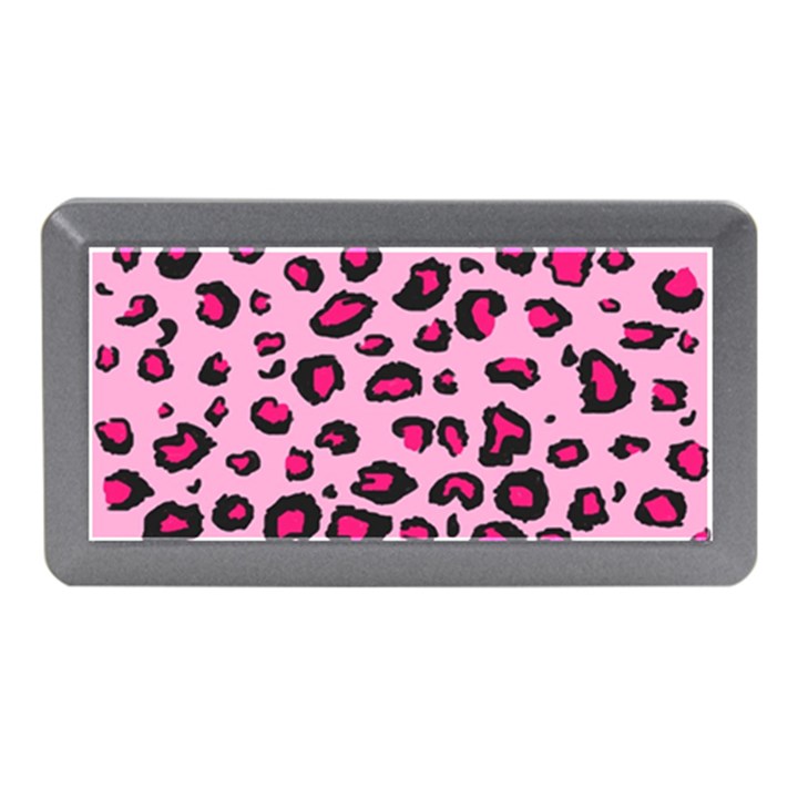 Pink Leopard Memory Card Reader (Mini)