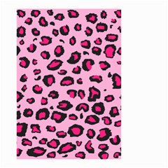 Pink Leopard Small Garden Flag (two Sides) by TRENDYcouture