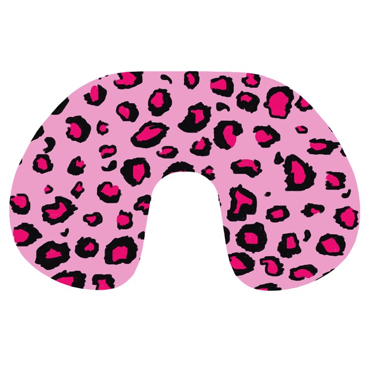 Pink Leopard Travel Neck Pillows