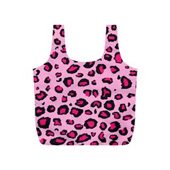 Pink Leopard Full Print Recycle Bags (s) 
