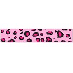 Pink Leopard Flano Scarf (Large) Front