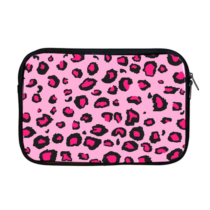 Pink Leopard Apple MacBook Pro 17  Zipper Case