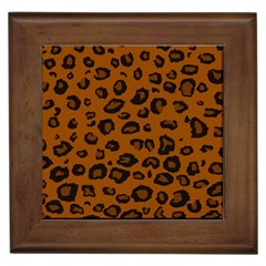 Dark Leopard Framed Tiles by TRENDYcouture