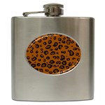 Dark Leopard Hip Flask (6 oz)