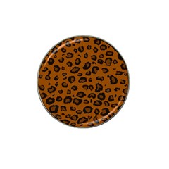 Dark Leopard Hat Clip Ball Marker (4 Pack)