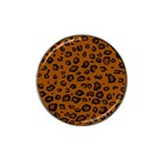 Dark Leopard Hat Clip Ball Marker (4 pack) Front