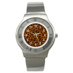 Dark Leopard Stainless Steel Watch