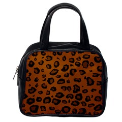 Dark Leopard Classic Handbags (one Side) by TRENDYcouture
