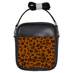 Dark Leopard Girls Sling Bags by TRENDYcouture