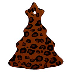 Dark Leopard Ornament (christmas Tree)  by TRENDYcouture