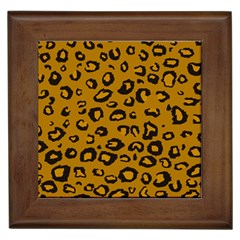 Golden Leopard Framed Tiles by TRENDYcouture