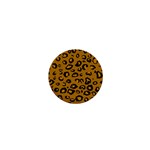 Golden Leopard 1  Mini Buttons