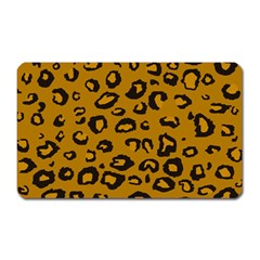 Golden Leopard Magnet (rectangular)