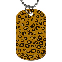 Golden Leopard Dog Tag (two Sides) by TRENDYcouture
