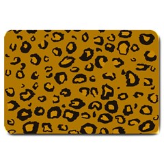 Golden Leopard Large Doormat  by TRENDYcouture