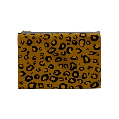 Golden Leopard Cosmetic Bag (medium)  by TRENDYcouture