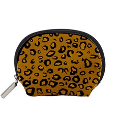 Golden Leopard Accessory Pouches (small)  by TRENDYcouture