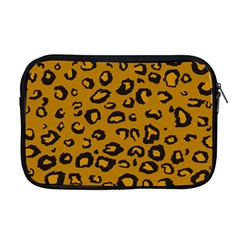 Golden Leopard Apple Macbook Pro 17  Zipper Case by TRENDYcouture