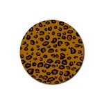 CLassic Leopard Rubber Coaster (Round) 