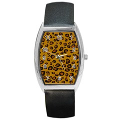 Classic Leopard Barrel Style Metal Watch by TRENDYcouture