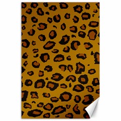 Classic Leopard Canvas 24  X 36  by TRENDYcouture