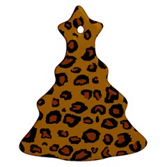 Classic Leopard Christmas Tree Ornament (two Sides) by TRENDYcouture
