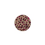 Pink Leopard 2 1  Mini Buttons Front