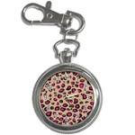 Pink Leopard 2 Key Chain Watches