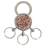 Pink Leopard 2 3-Ring Key Chains