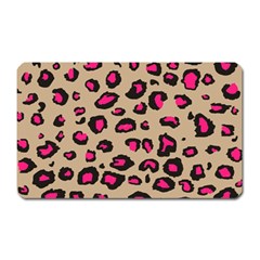 Pink Leopard 2 Magnet (rectangular) by TRENDYcouture