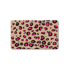 Pink Leopard 2 Magnet (name Card) by TRENDYcouture