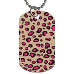 Pink Leopard 2 Dog Tag (Two Sides)