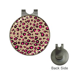 Pink Leopard 2 Hat Clips With Golf Markers by TRENDYcouture