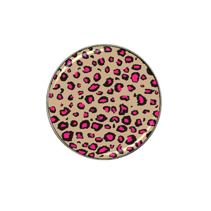 Pink Leopard 2 Hat Clip Ball Marker