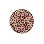 Pink Leopard 2 Hat Clip Ball Marker (4 pack)